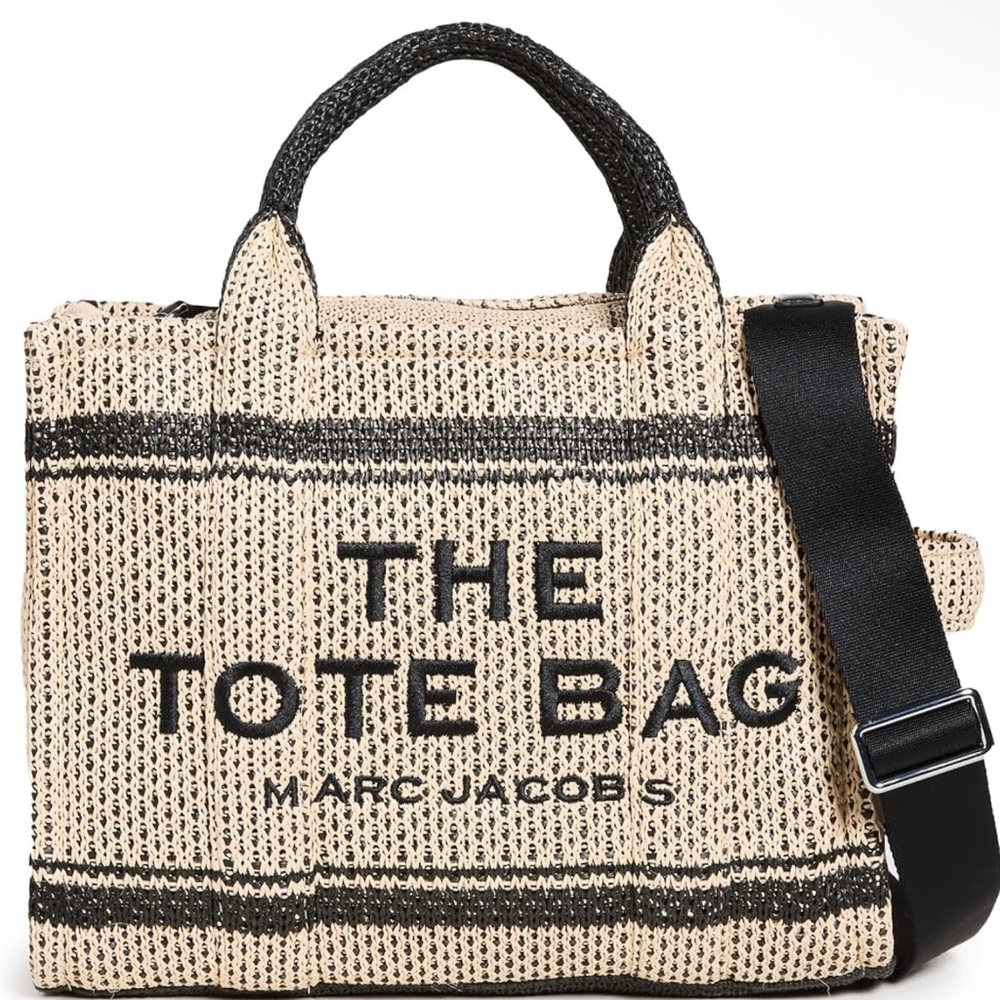 Marc Jacobs Women's The Straw Jacquard Tote Bag